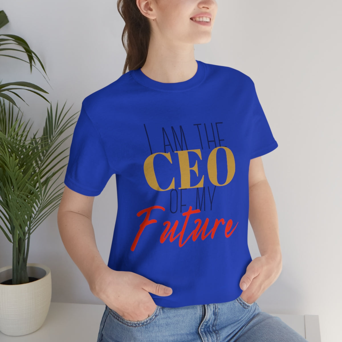 CEO of my future unisex Jersey Short Sleeve Tee