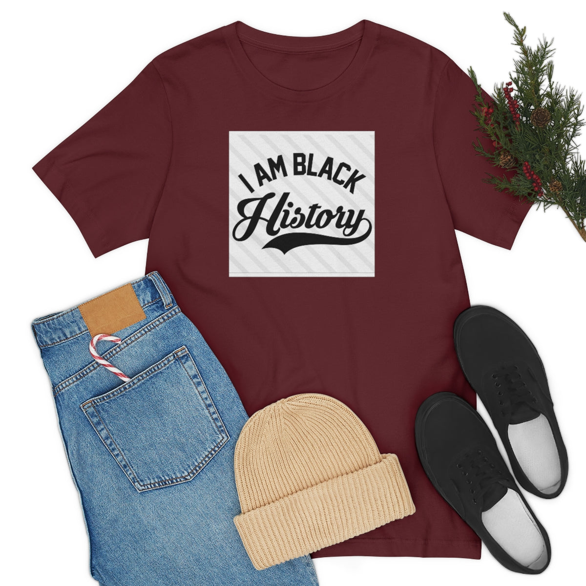 I am Black History Unisex Jersey Short Sleeve Tee