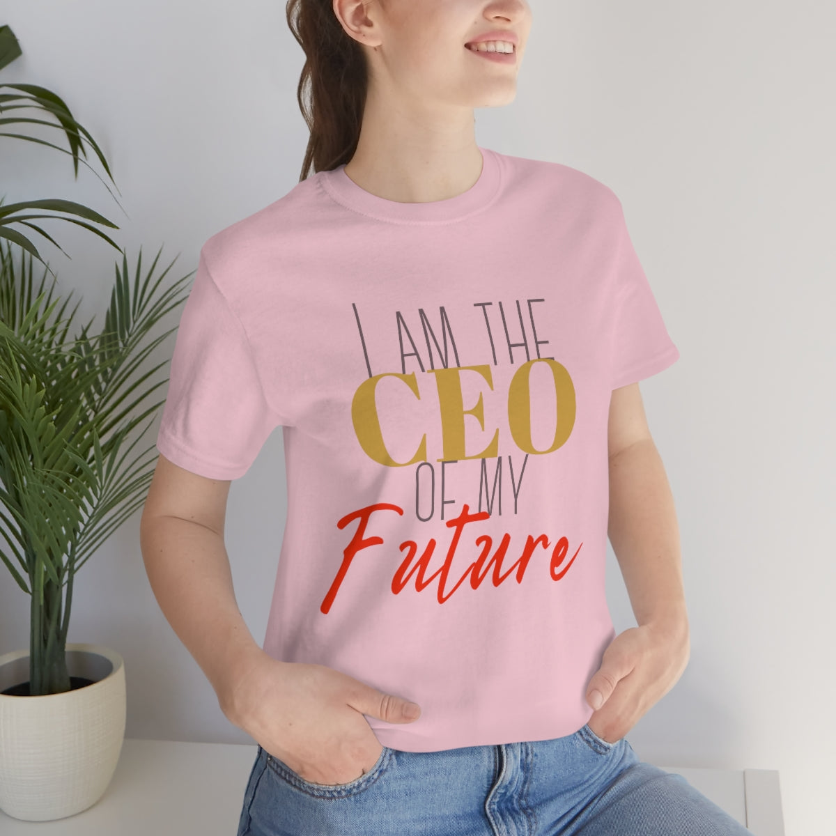 CEO of my future unisex Jersey Short Sleeve Tee
