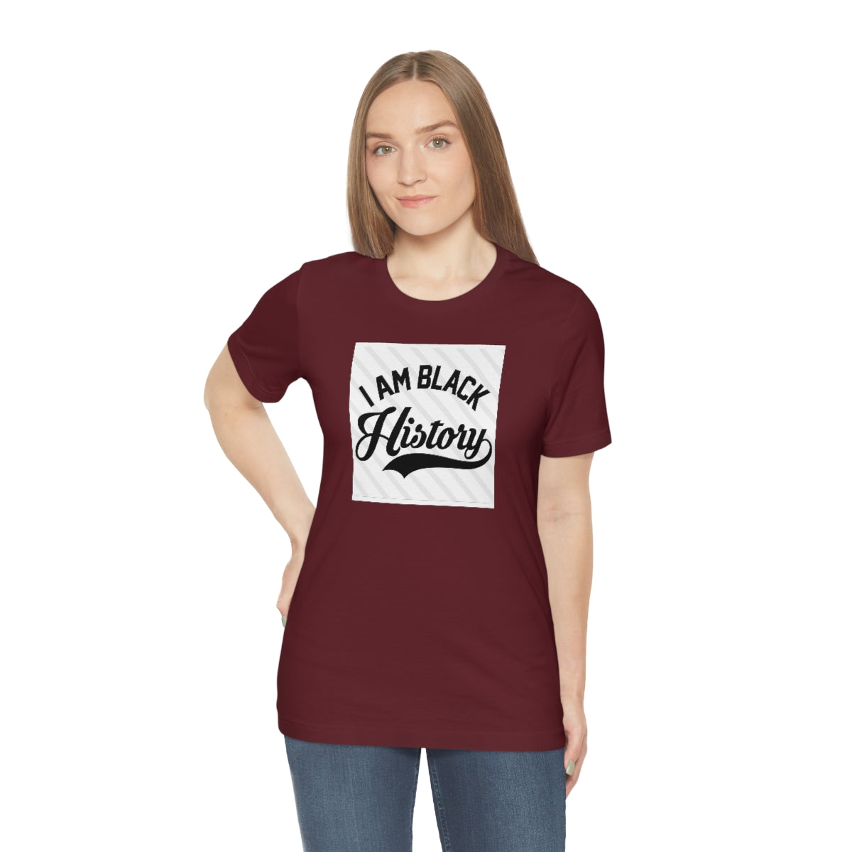 I am Black History Unisex Jersey Short Sleeve Tee