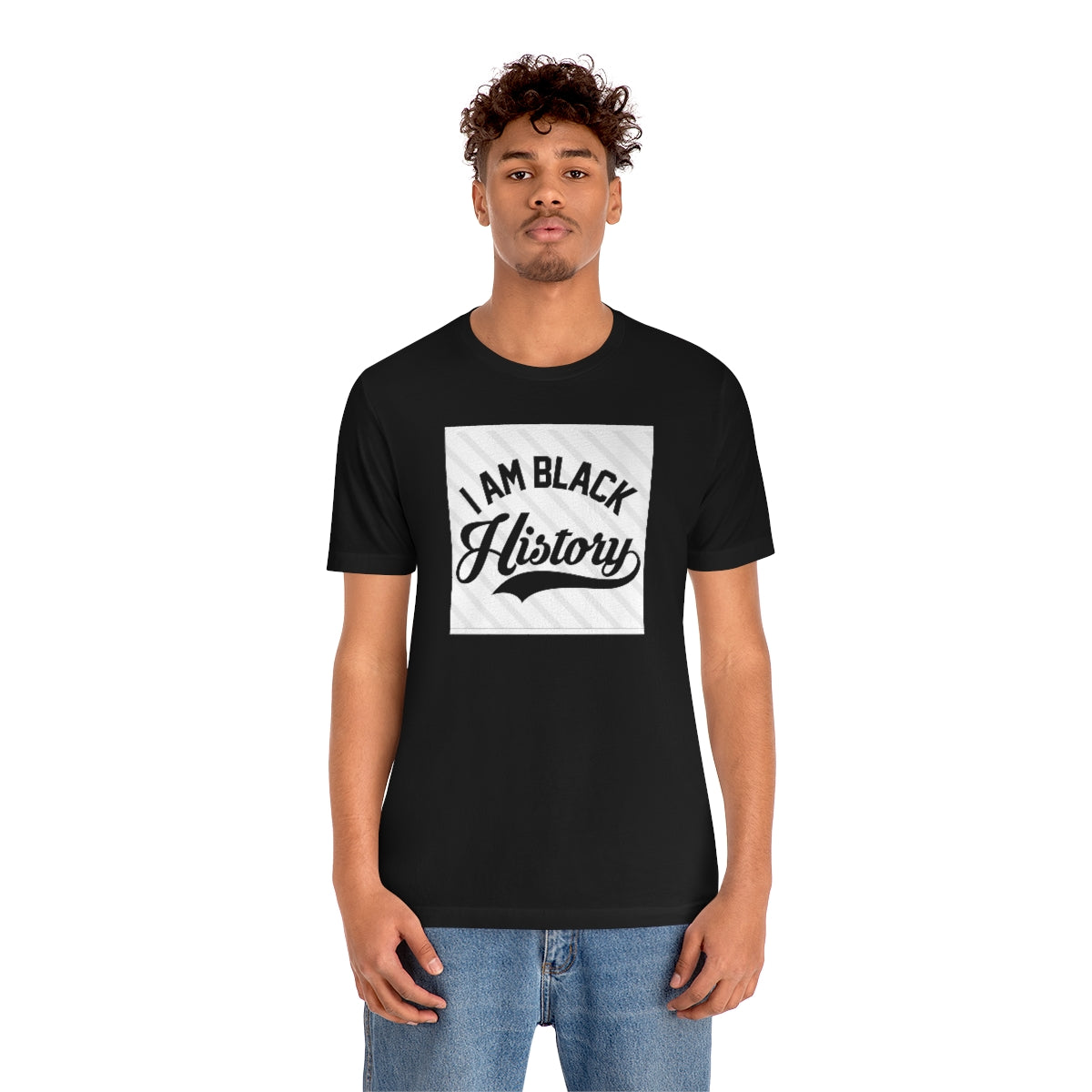 I am Black History Unisex Jersey Short Sleeve Tee