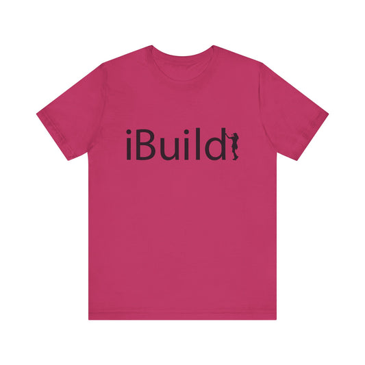 iBuild Short Sleeve Tee (Black Print)