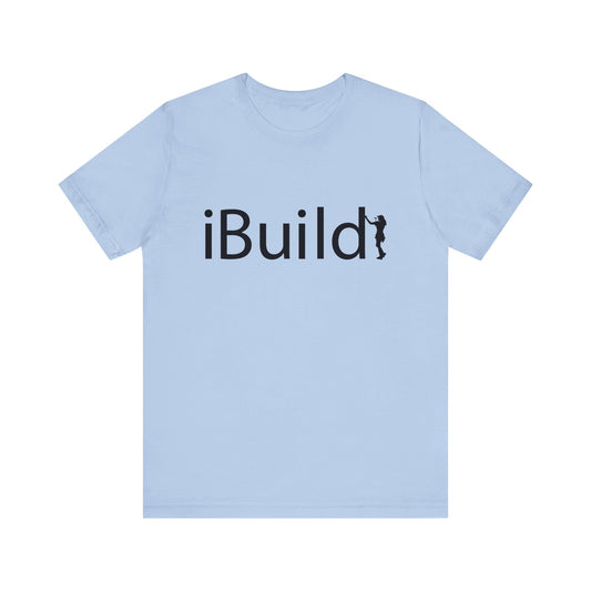 iBuild Short Sleeve Tee (Black Print)