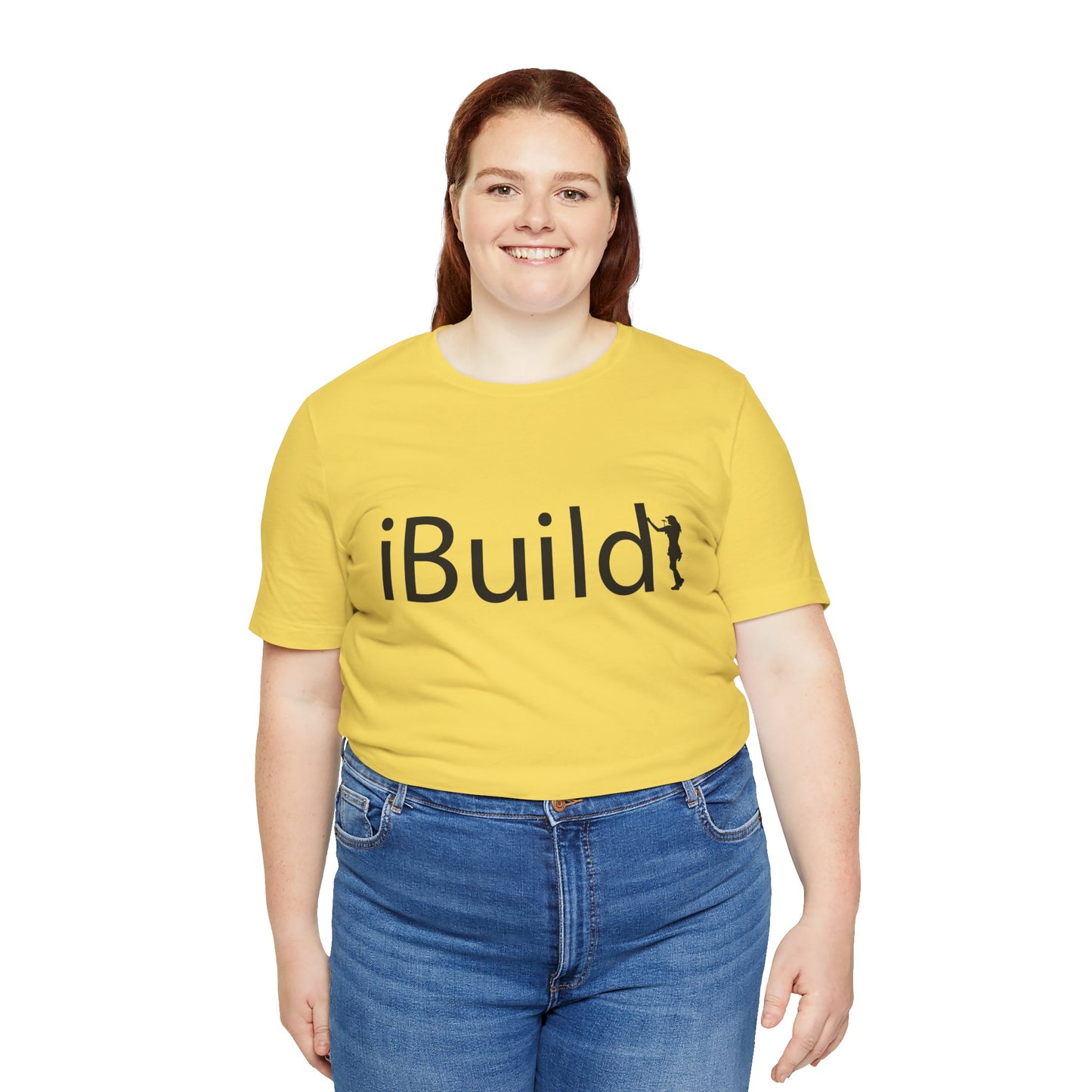 iBuild Short Sleeve Tee (Black Print)