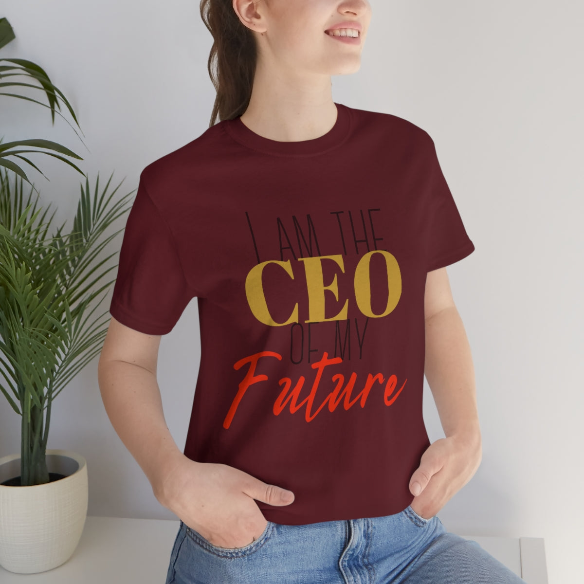 CEO of my future unisex Jersey Short Sleeve Tee