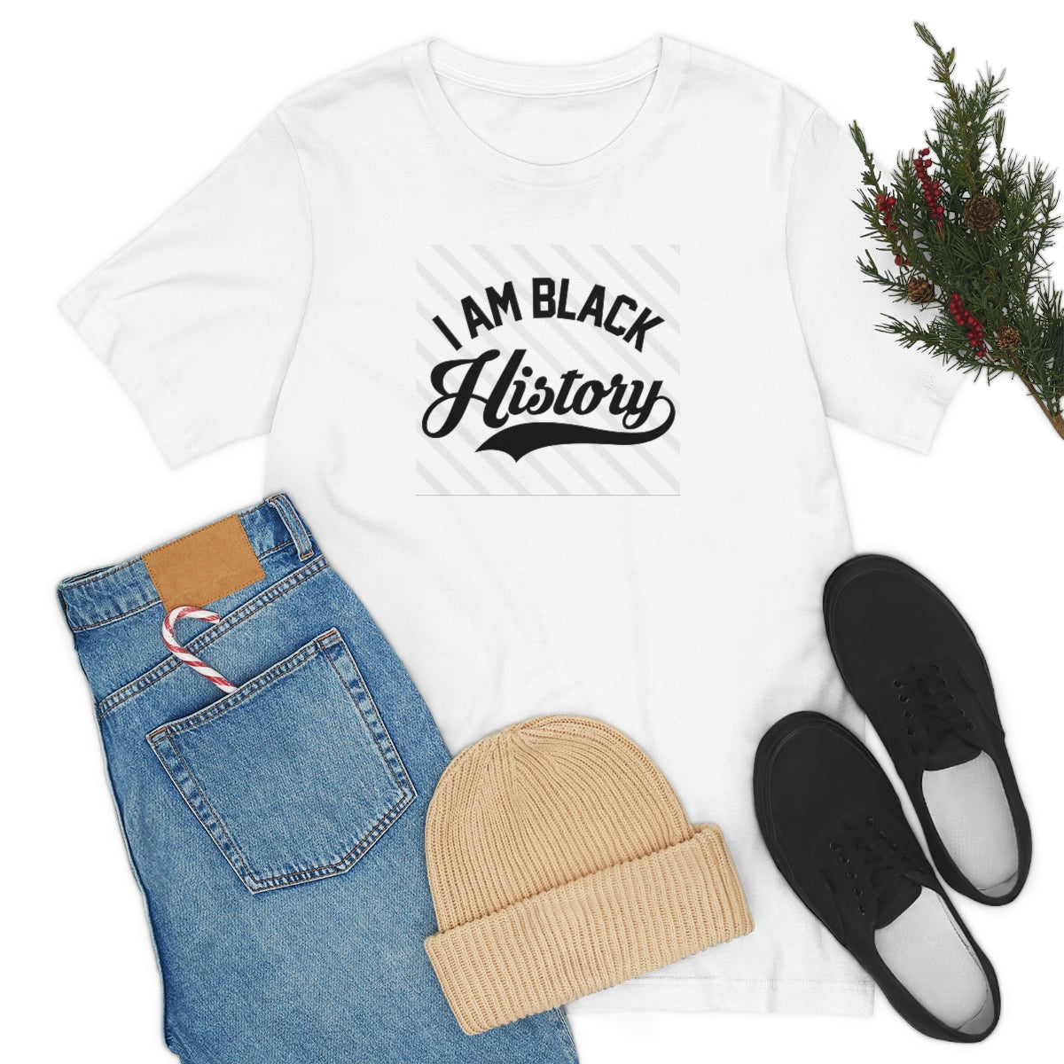 I am Black History Unisex Jersey Short Sleeve Tee