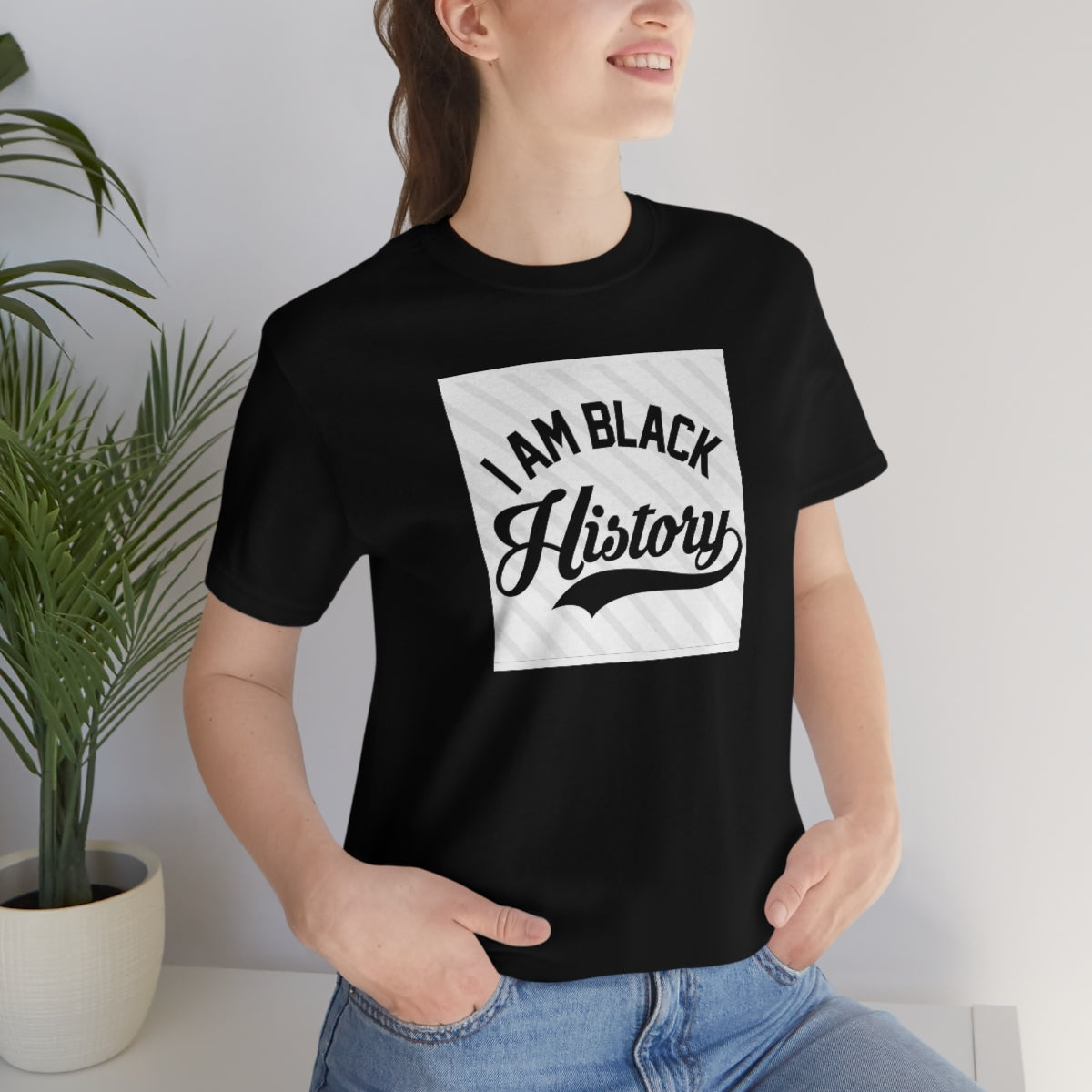I am Black History Unisex Jersey Short Sleeve Tee