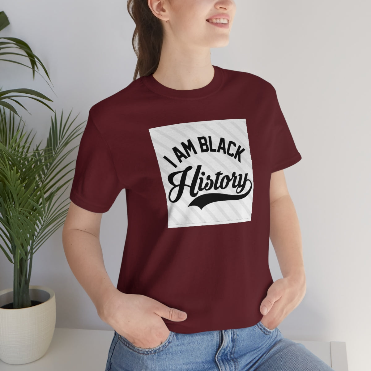 I am Black History Unisex Jersey Short Sleeve Tee